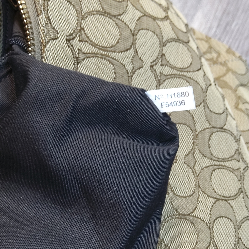 COACH Outline Signature East/West Celeste Hobo Bag - Picture 14 of 16